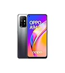 OPPO A94 - Smartphone 5G Débloqué - Téléphone Portable - 128 Go de Stockage 8 Go de RAM - Écran AMOLED - Quadruple Capteur Photo 48 MP - Vidéo Ultra Nuit et HDR - Charge Rapide - Noir