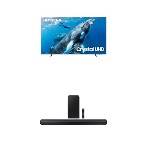 Image of SAMSUNG 98-Inch Class 4K Crystal UHD DU9000 Series HDR Smart TV, Object Tracking Sound Lite, (UN98DU9000, 2024 Model) w HW-Q600C 3.1.2ch Soundbar w /Dolby Audio, (Newest Model)