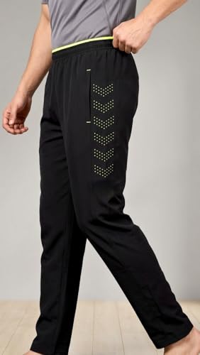 Image of Prince Sports Men's Chevron Pattern Track Pant | Sports, Gym & Casual Wear Lower for Men