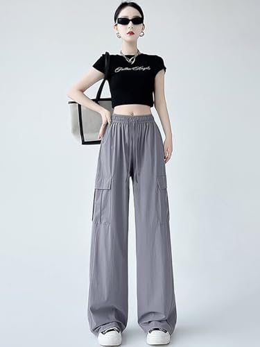 Image of KOTTY Womens Solid Mid Grey Quick Dry Pant