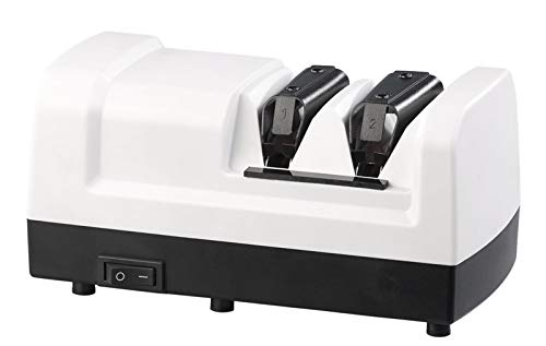 Rosenstein & Söhne Messerschleifer: Elektrischer Profi-Diamant-Messerschärfer, Grob- und Feinschliff, 60 W (Elektrischer Messerschleifer)