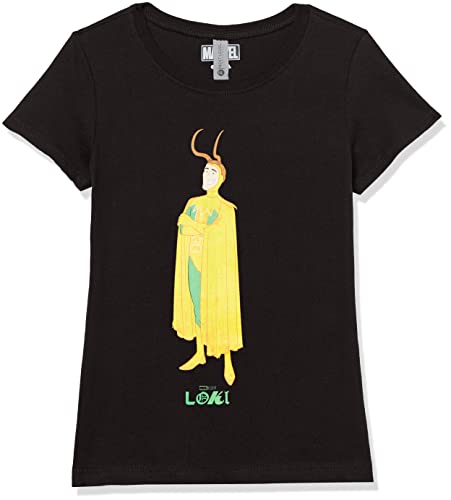 T-shirt Marvel Old Loki fille noir taille XL pour le collège