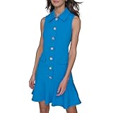 Karl Lagerfeld Paris Women's Dresses Sheath,French Blue,16