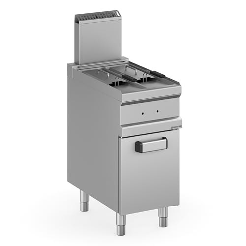 GastroHero Gas-Fritteuse Serie 77-40/70 7+7 Liter Gastronomiebedarf