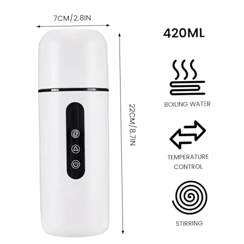 Tetera Eléctrica Portátil 420ml Auto Revolvente 12V/24V miniatura 7