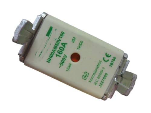 Fusible 160NH00M aM haute capacite de coupure pour moteurs a forte charge