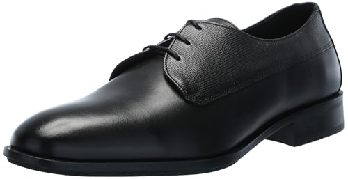 Image of BOSS Men's Colby Mixed Leather Lace Up Derby Dress Shoe