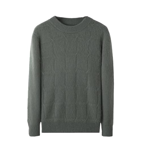 Men’S Cashmere Wool Blend Sweater Casual Mock Neck Long Sleeve Pullover Soft Knit Jumper Tops