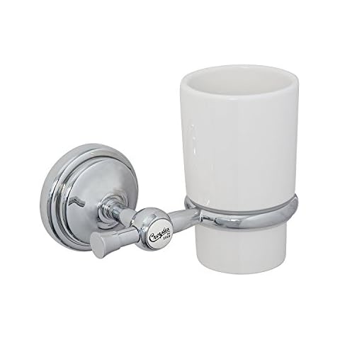 Croydex Flexi-Fix Chrome Bathroom Tumbler Cover