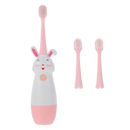Alasum 1ensemble Rechargeable Toothbrush Portable Electric Toothbrush For With Brush Heads Rabbit Design Oral Care For Children At Home