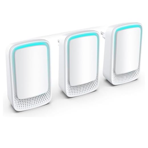 Uikdjgu Ionizadores de Aire para el Hogar (Paquete de 3), Generador de Iones Negativos, Ambientador Silencioso para Dormitorio, Oficina y Cocina, Minipurificador de Aire (UE)