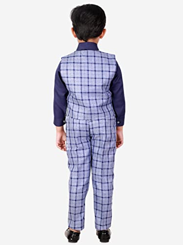 Image of Pro-Ethic Style Developer Boy's Cotton 3 Piece Suit for Boys | Kids Wear Suit Set Coat, Pant, & Shirt (S-124)