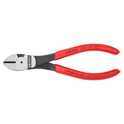 KNIPEX - 74 01 160 Tools - High Leverage Diagonal Cutters (7401160)