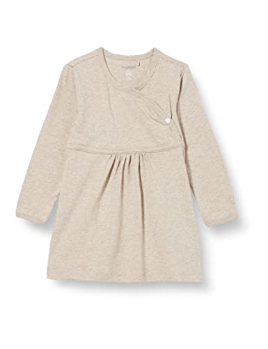 Noppies Baby Baby-Mädchen G Dress ls Nevada Kinderkleid, Taupe...