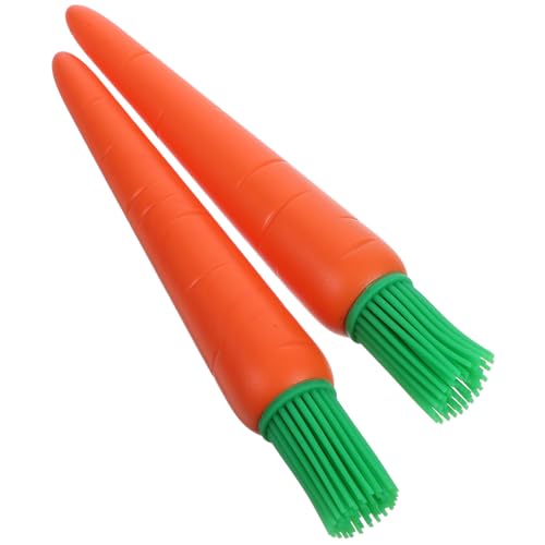 Ciieeo 2pcs Silicone Basting Brush Barbecue Oil Brush for Cooking and Grilling for Marinades and Sauces for Indoor and Outdoor Use