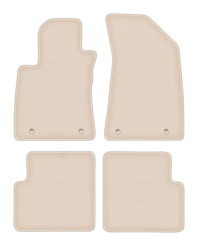 Tapis de sol en velours Fortuna compatible avec MG ZS II Crossover a partir de 2022 - Coloris Beige