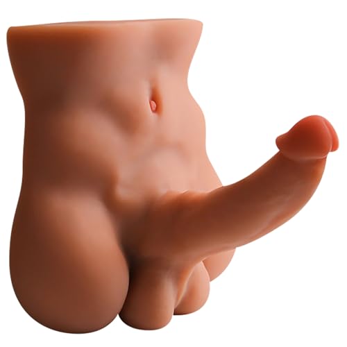 Image of Male Sex Doll with Flexible Dildo, 5.07LB Realistic Sex Dolls with 5 Inch Huge Cock for Female Masturbation, Tight Anal for Gay Sex Toys, Adult Sex Toys Unisex Masturbator for Gay Couple Women