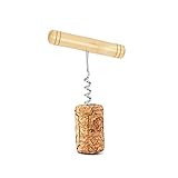 T-Style Corkscrew With Wooden Handle, Old-Fashioned Waiters Wine Bottle Opener for Bar/Restaurant by Betolla