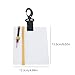 Scubas Diving Writing Plate Underwater Wordpad Writing Board with Clip and Pencil for Water Sport Diving Swimming