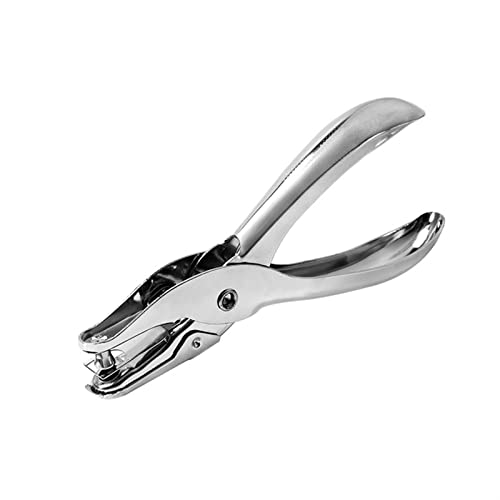 ELKeyko 1pcs métal monoptrophilor perforant Papier Punch Papier Punch Trous de Scrapbooking pincement poinçance 6mm Circle Card Punch