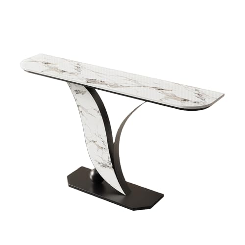 �R���\�[���e�[�u�� �X���� ���� ���[ �n�C�\�t�@�[ �T�C�h�e�[�u�� �Ƃ̑��� �L���p �Q�� ���r���O�p(Black C,120cm/47.2in)