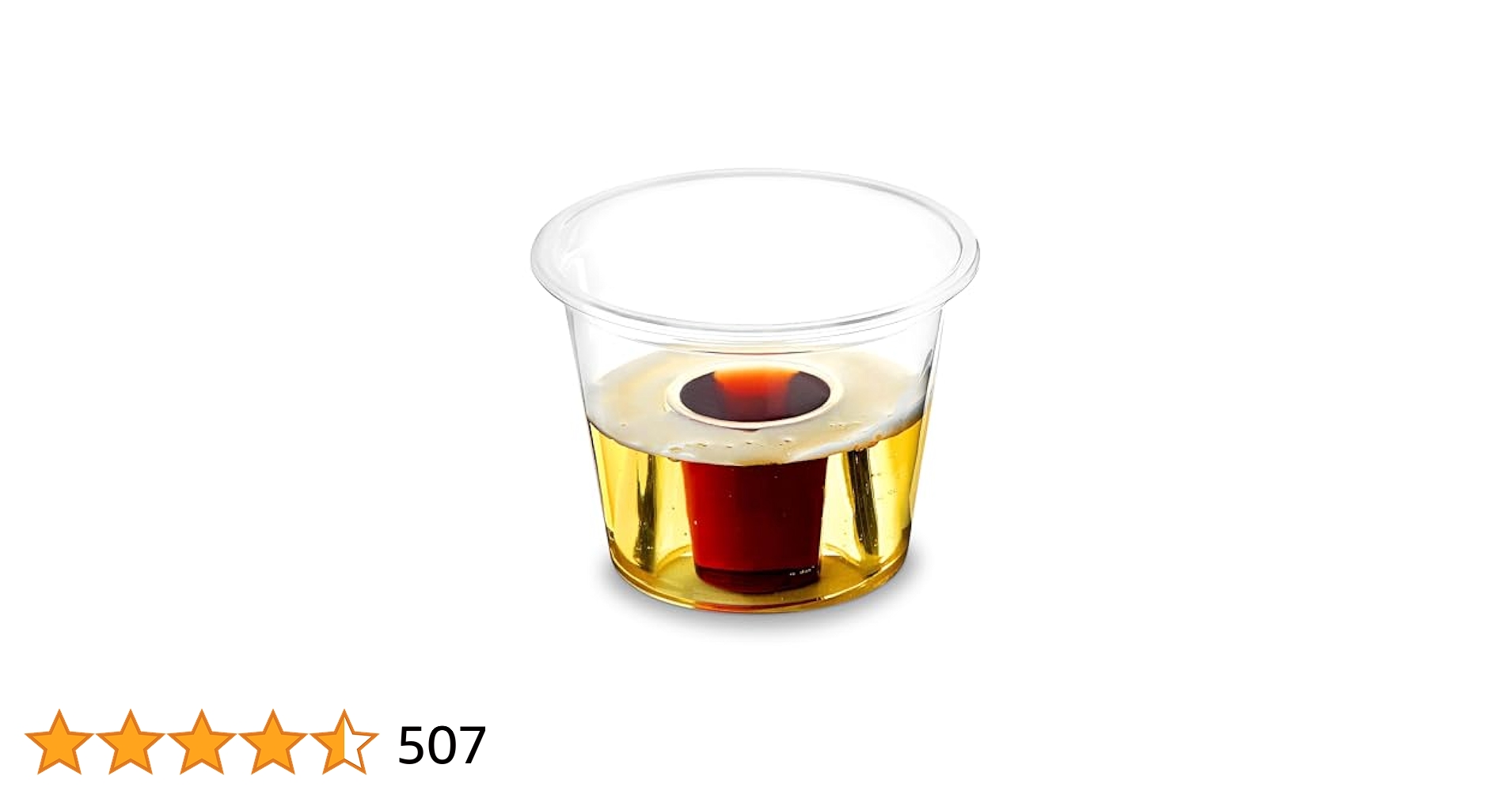 GOMETY 100 Stycken Bomb Skottglas Av Plast, Ml Ju00e4gare GOMETY 100 Stycken Bomb Skottglas Av Plast, Ml Ju00e4gare