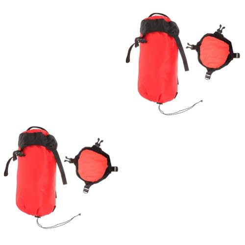 Sosoport 2 Piezas Bolsa De Almacenamiento para Saco De Dormir para Acampar Al Aire Libre Bolsa Más Funda Nordica Equipaje Embalaje Billetera Llevar Nailon 40d Recubierto De Silicona.