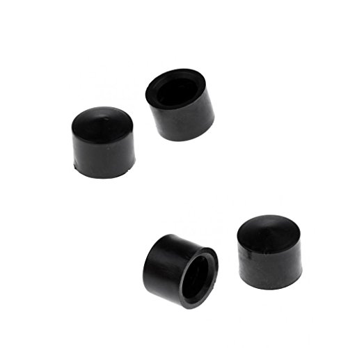 B Blesiya 4 Piezas Reemplazo de Skateboard Longboard de Goma Pivot Cups, Negro - 5 Pulgadas
