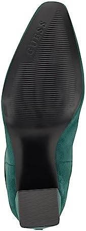 GUESS Women's YEPPY Fashion Boot, Green Suede 310, 5.5 | Image 3