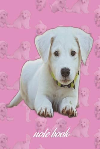 Puppy Notebook: Cute Lined Journal Notebook For Girls Who Love Puppies & Dogs