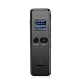 UIUIUS Voice Recorder,Audio Digital Voice Activated Portable Sound Recorder with 560 Hours Rechargeable 8GB Multifunctional for Lectures and Meeting,Long Tape Duration Recording with HD Microphones