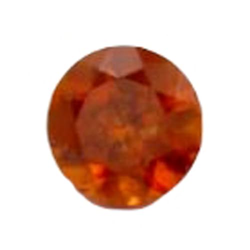 Grenat hessonite pierre gemme naturelle ronde 6 mm pour fabrication de bijoux DIY