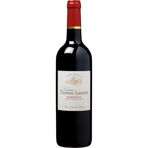 Château Thomas-Laurent Bordeaux AOC Rotwein rot trocken Frankreich inkl. FeinWert E-Book (1 x 0.75...
