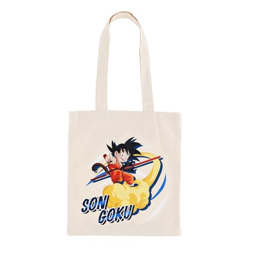 丸眞 トートバッグ ドラゴンボール超 悟空と筋斗雲バッグ M.TOTE オーガニックコットン 4005010300