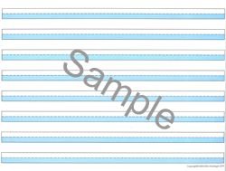 Brightlines Paper Blue Regular 1/2 8-lines per page (3 - Want It All