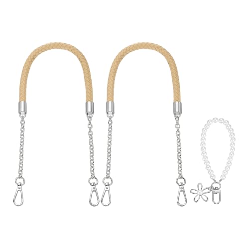 Sangle de sac en cuir tressé perle pour exprimer votre créativité et votre style