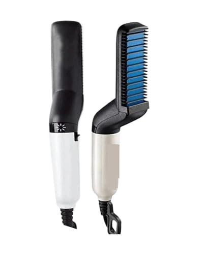 Cepillo alisador eléctrico para barba y cabello miniatura 1