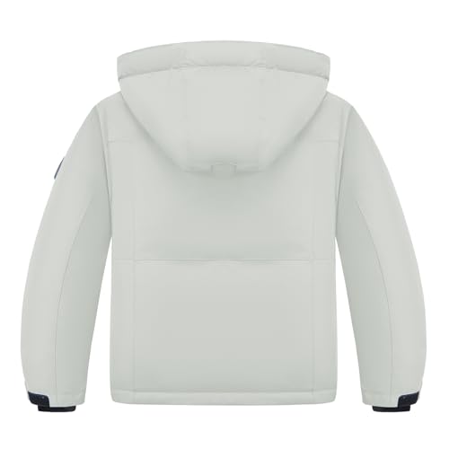 WULFUL Kid's Waterproof Ski Jacket Warm Fleece Hooded Boy's and Girl's Winter Snow Coat Outwear,Windproof RainCoat