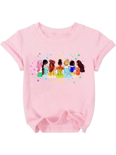 Magical Girl Shirt Cute Snacks Graphic Tee Toddler Kids Girls Holiday Short Sleeve Outfits Tops 3-10 Years - Main Image