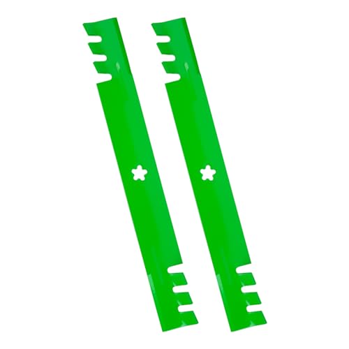 Magorfas Lawn Mower Blades Toothed Mulching with 42 inch Deck
