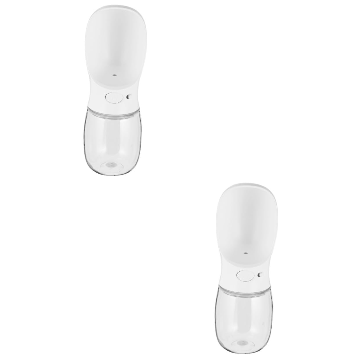 2 Piezas tazón de Agua para Perros Cuenco para Perros Botella de Perro Aire Dog Water Bottle Bebedero portátil para Exteriores Bebedero para Aire