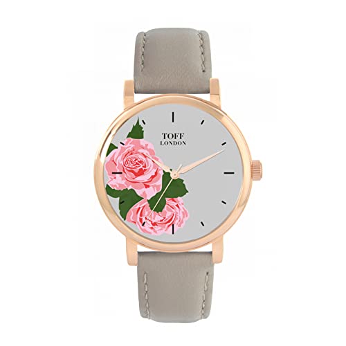 Reloj de lujo para mujer en color rosa con diseño personalizado y cristal de 38mm