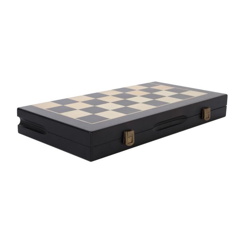Set da gioco magnetico for scacchi e dama in legno Scacchi