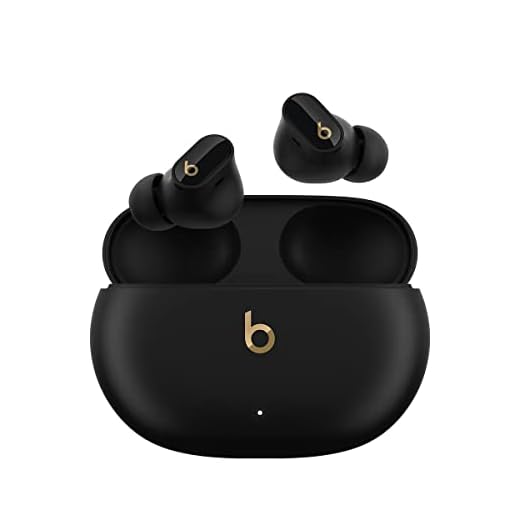 Beats Studio Buds + True Wireless Noise Cancelling Earbuds - Black/Gold (Renewed)