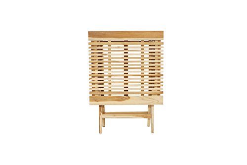 Ploß Ploß Outdoor furniture Milford Klapptisch, Eco Teak Natur, 70 x 70 x 75 cm