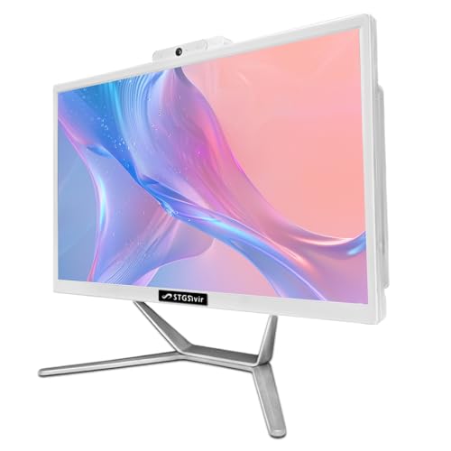 STGsivir Ordinateur de Bureau Tout-en-Un, écran 21.5', Core i5 jusqu'à 3.6 GHz, RAM 16 Go, SSD 512...