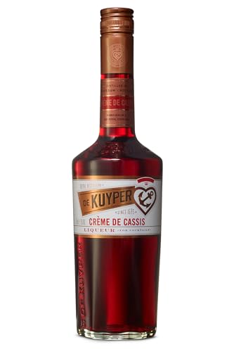 DE KUYPER Creme de Cassis Sweet & Fruity Flavour Thick & Syrupy Mixable Liqueur For Cocktails 15% ABV 70 cl