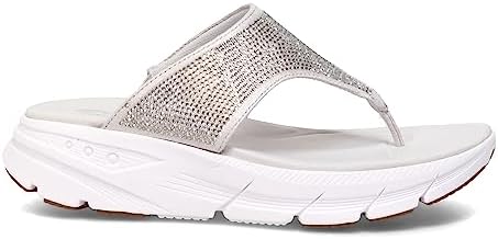 Easy Spirit Women's MOON2 Sport Sandal, Silver, 11 | Image 1