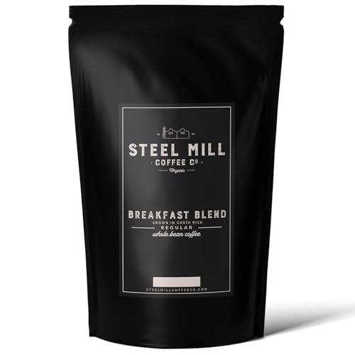 Steel Mill Coffee Co. - Breakfast Blend - En grano - Tostado medio - Bolsa 2 lb miniatura 1