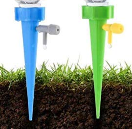 YIKEF Juego de 15 riego por Goteo automático, Sistema de riego para jardínAjustable Piezas Riego por Ggoteo Spike Sistema de Irrigación para Jardín Bonsáis y Flores Cover